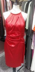 Stunning red cocktail dress